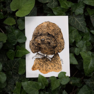 Картичка POODLE TOY